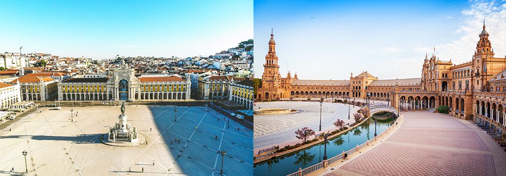 Spain Portugal Banner