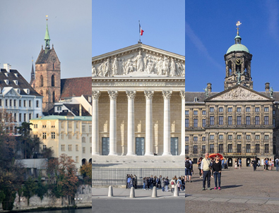 Switzerland France Amsterdam